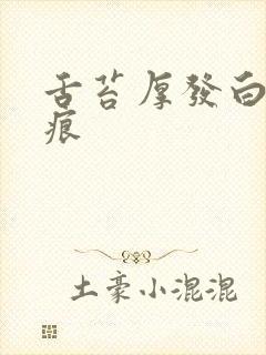 舌苔厚发白有齿痕