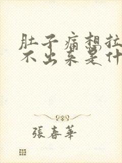 肚子痛想拉又拉不出来是什么原因