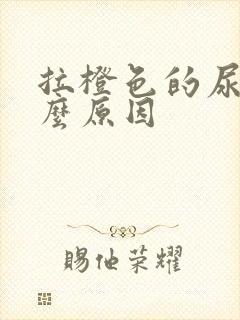 拉橙色的尿是什么原因