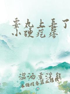 睾丸上长了一个小硬疙瘩