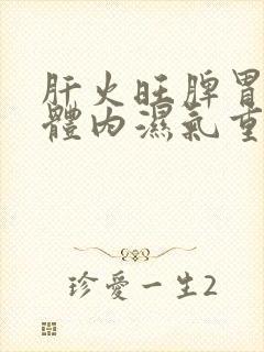 肝火旺脾胃不好体内湿气重