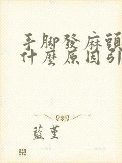 手脚发麻头晕是什么原因引起的,怎么解决