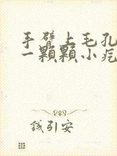 手臂上毛孔凸起一颗颗小疙瘩