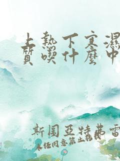 上热下寒湿热体质吃什么中成药