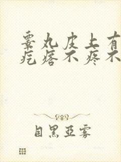 睾丸皮上有白色疙瘩不疼不痒