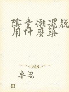 阴囊潮湿脱皮痒用什么药