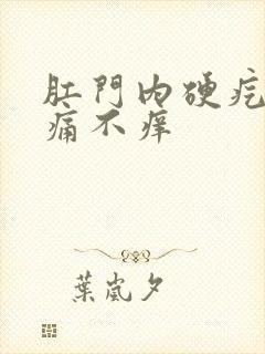 肛门内硬疙瘩不痛不痒