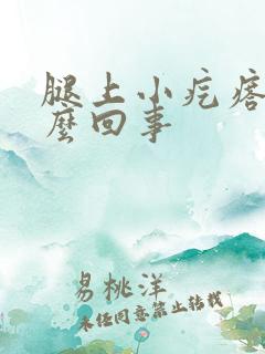 腿上小疙瘩痒怎么回事