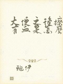 大便之后擦屁股有血是怎么一回事