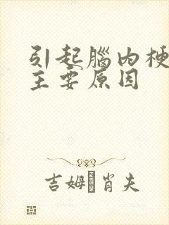 引起脑内梗塞的主要原因