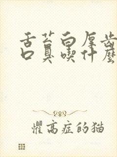 舌苔白厚齿痕舌口臭吃什么药