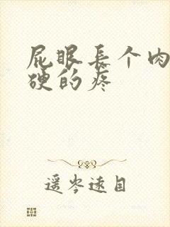 屁眼长个肉球硬硬的疼