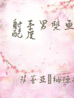 射手男双鱼女匹配度