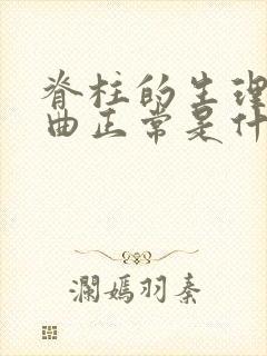 脊柱的生理性弯曲正常是什么