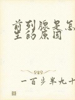 前列腺是怎么产生的原因