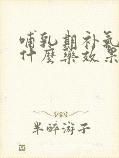 哺乳期补气血吃什么药效果最好