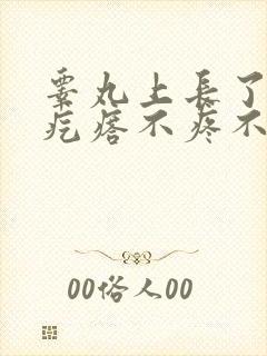 睾丸上长了个肉疙瘩不疼不痒