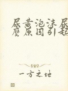 尿黄泡沫尿是什么原因引起的