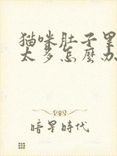 猫咪肚子里毛球太多怎么办