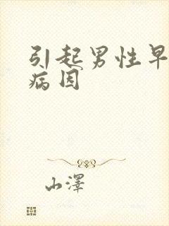 引起男性早射的病因