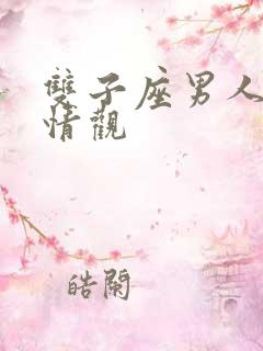 双子座男人的爱情观