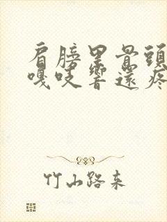 肩膀里骨头嘎子嘎吱响还疼