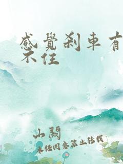 感觉刹车有点刹不住