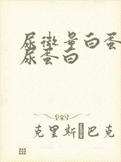 尿微量白蛋白与尿蛋白