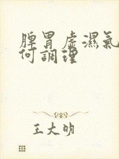 脾胃虚湿气重如何调理