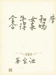 金牛女和摩羯女合得来吗