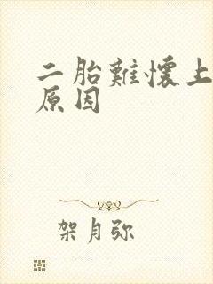 二胎难怀上什么原因