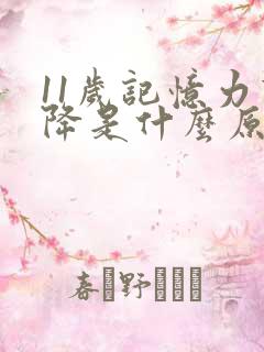 11岁记忆力下降是什么原因引起的