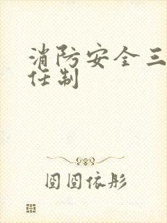 消防安全三级责任制