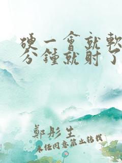 硬一会就软 几分钟就射了