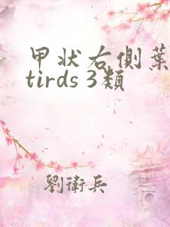 甲状右侧叶结节tirds 3类