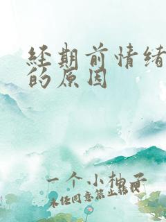 经期前情绪暴躁的原因