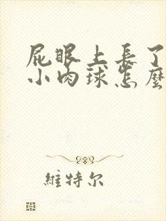 屁眼上长了一个小肉球怎么办