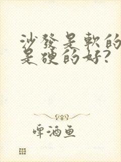 沙发是软的好还是硬的好?