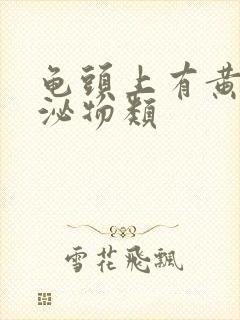 龟头上有黄色分泌物类