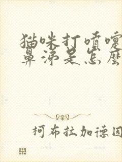 猫咪打喷嚏流脓鼻涕是怎么回事