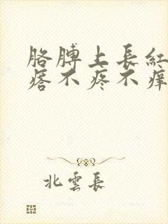 胳膊上长红色疙瘩不疼不痒