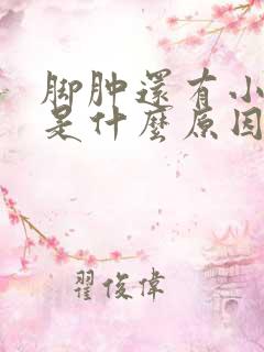 脚肿还有小腿肿是什么原因