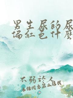 男生尿的尿有点偏红色什么原因