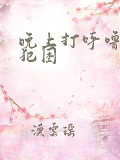 晚上打呼噜白天犯困