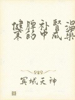 健脾补肾温阳散寒的中成药