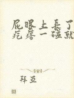 屁眼上长了个硬疙瘩一碰就疼