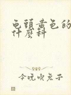 龟头黄色的脓挂什么科