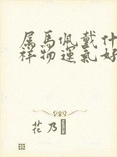 属马佩戴什么吉祥物运气好