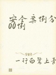 安全案例分析100例