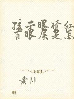 孩子眼睛红血丝有眼屎是怎么回事